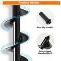 Handheld Garden Auger Spiral Drill, 32''x 4" with Non-Slip Handle F27076