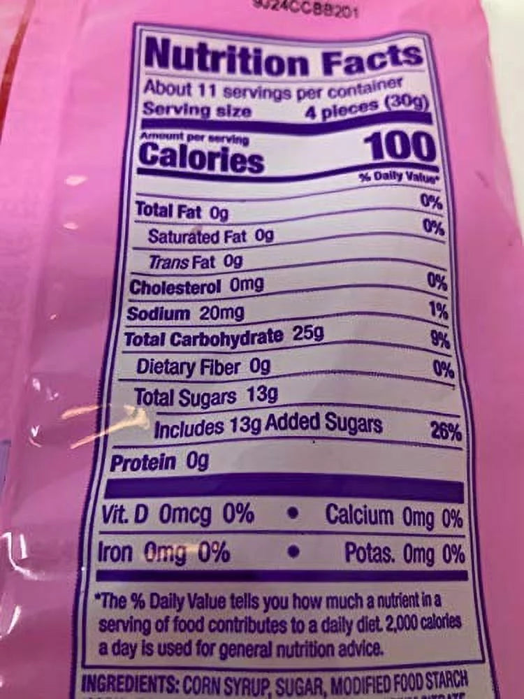 Cherry Hearts Jelly Candy Bulk Pack of 3 Bags - 12 oz Per Bag - 36 oz Total U2380