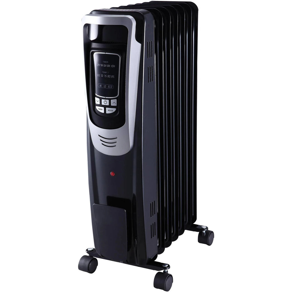 Black Digital Oil Filled Heater V84097