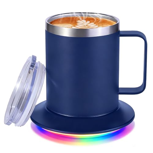 12oz USB Heated Coffee Mug with Auto Shut Off (Black) M149278