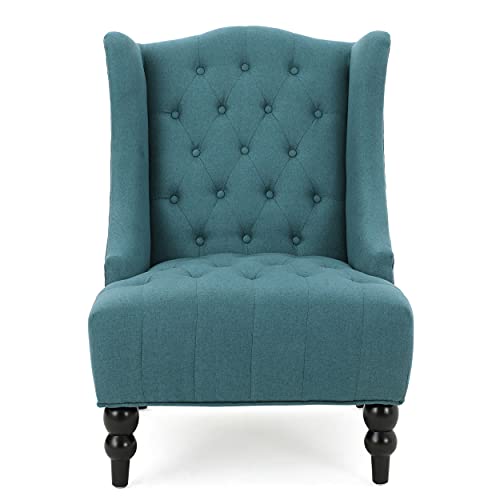 Dark Blue Fabric Club Chair N65612