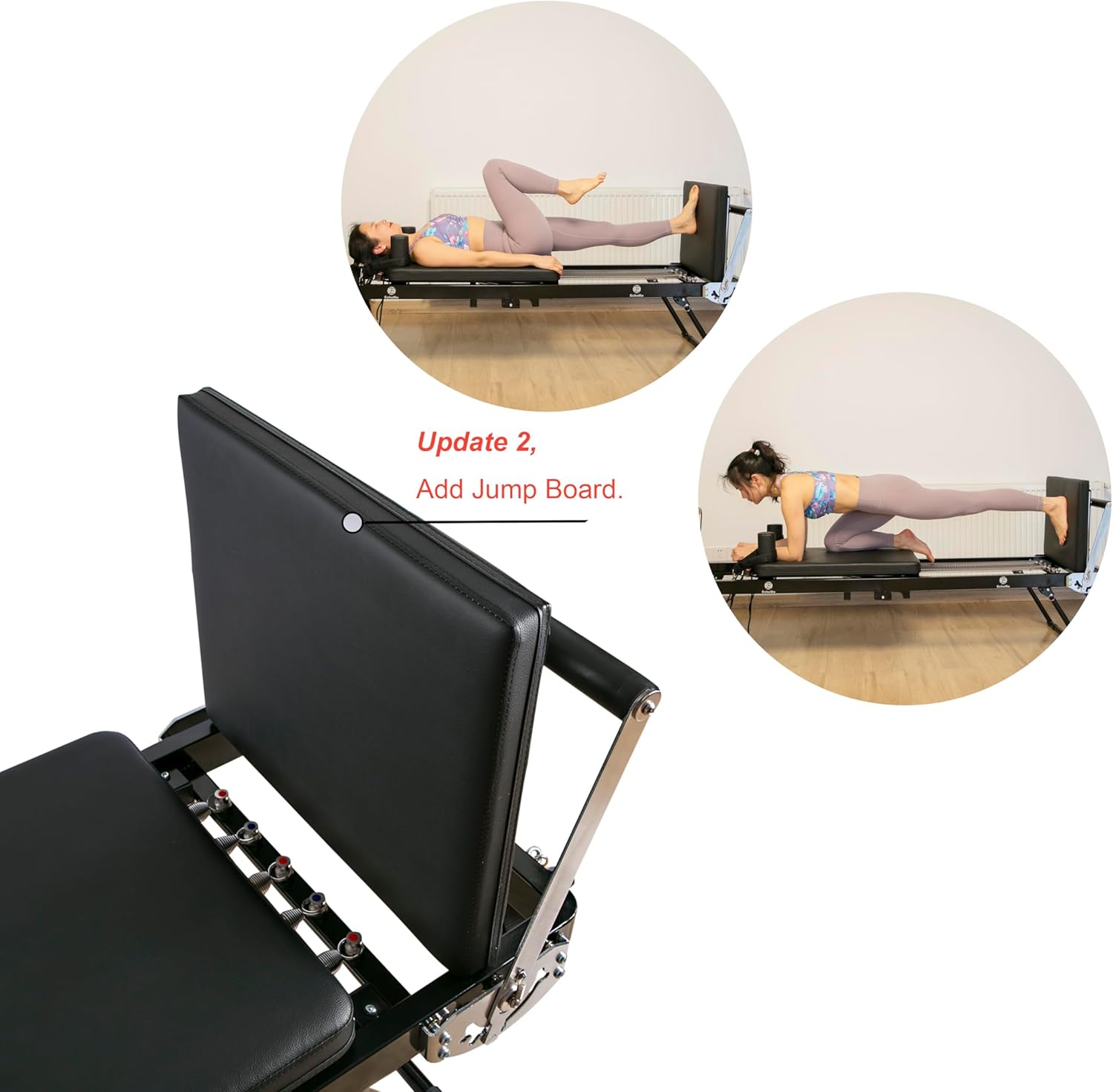 Updated Longer Size Pilates Reformer with Alloy Springs F2753