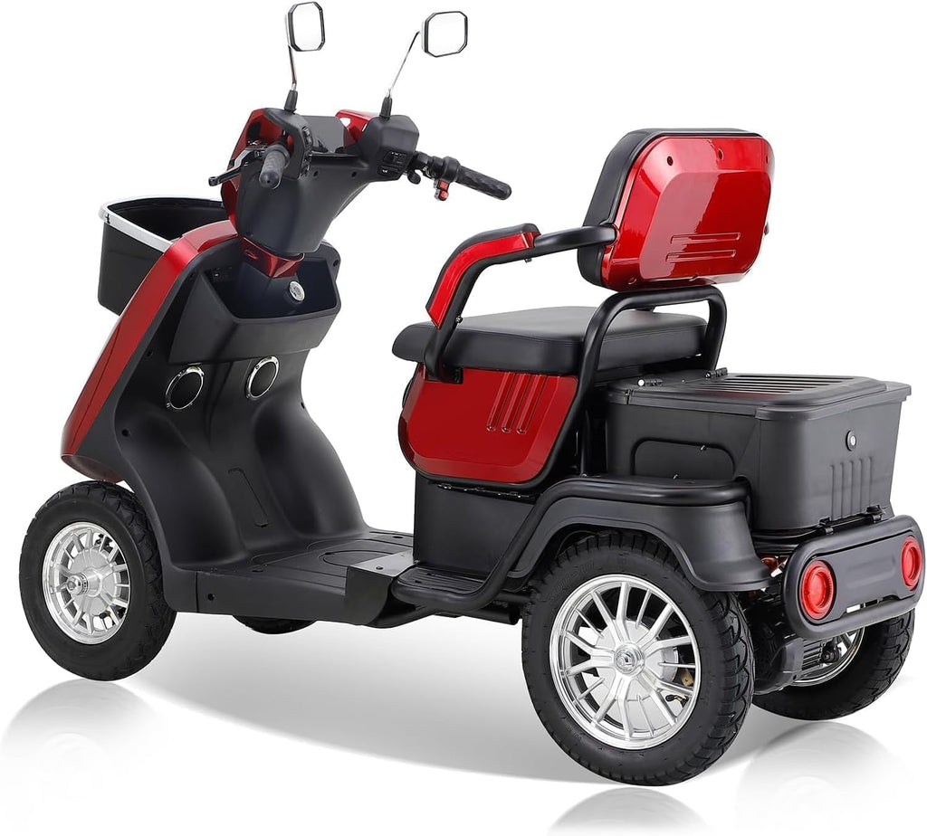 Red 4 Wheel Mobility Scooter Y8842
