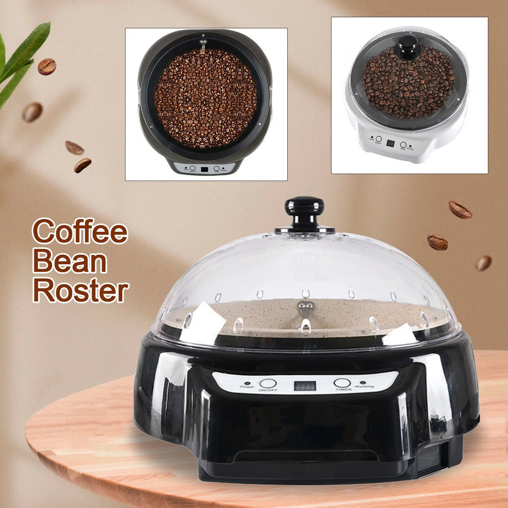 Black Electric Coffee Roaster Machine V2590