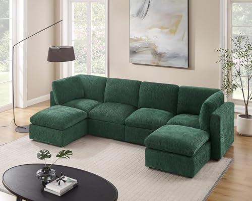 Modular Sectional Sofa with Ottoman U44914