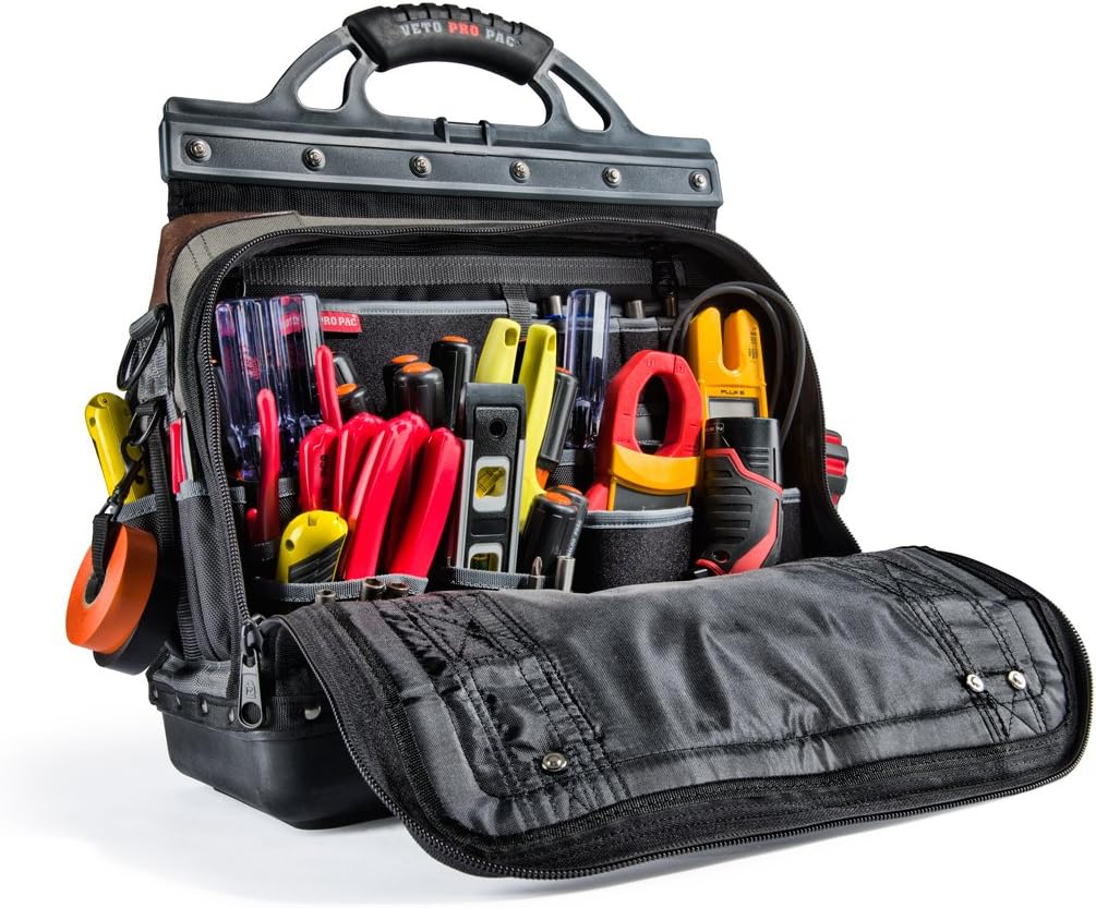 Black Grey Tech XL Tool Bag N258