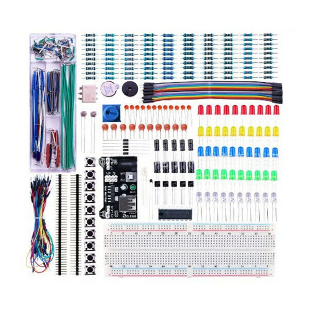 830 Tie-points Breadboard Power Supply Starter Kit M3783