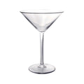 8 oz clear polycarbonate martini glass W9624
