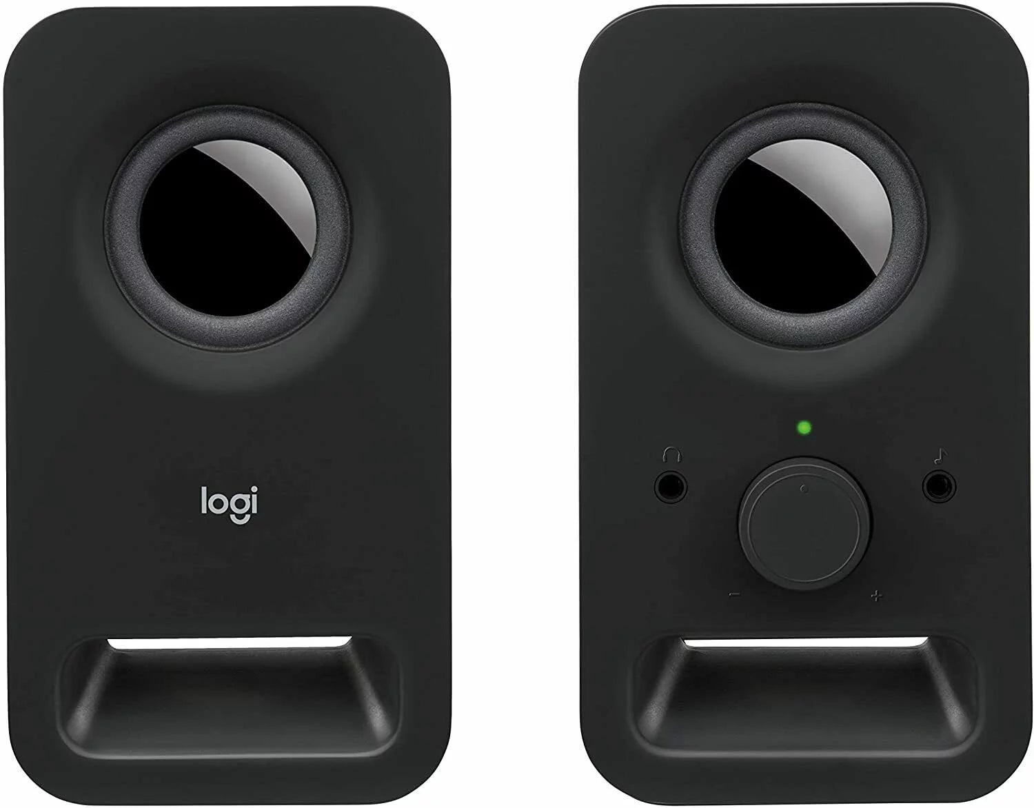 Black Wired Computer Speakers N889828