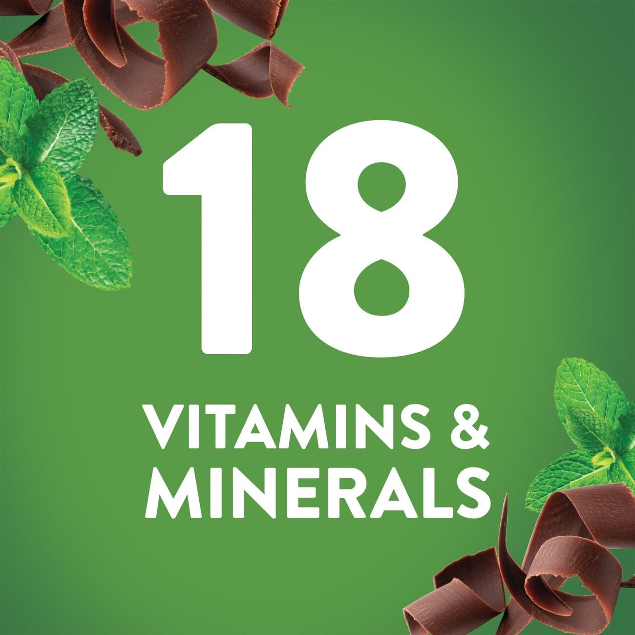 Chocolate Mint 1.76 oz Nutrition Bars 12 Count Boxes Pack of 2 Q9088