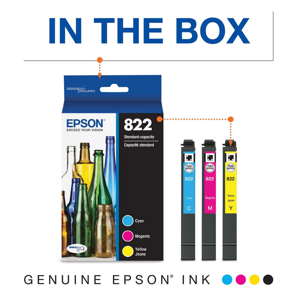 Black & Color Ink Cartridge Combo Pack F70402