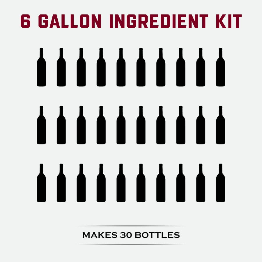 Merlot 6 Gallon DIY Wine Making Ingredient Kit K741