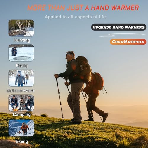 Rechargeable Hand Warmers 2 Pack, 12000mAh Electric Portable Power Bank S833