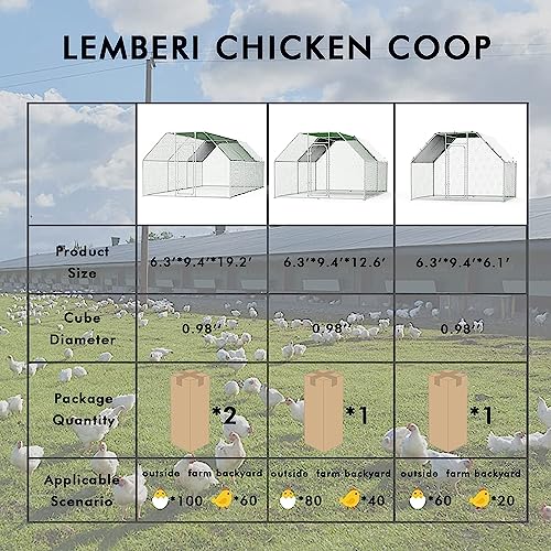 Large Chicken Coop with Waterproof Cover K80099