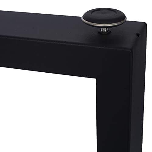2pcs Square Metal Table Legs 28 x 24in L96654