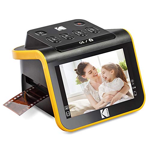 Film & Slide Scanner with 5" LCD Screen, 22MP JPEG Photos W244