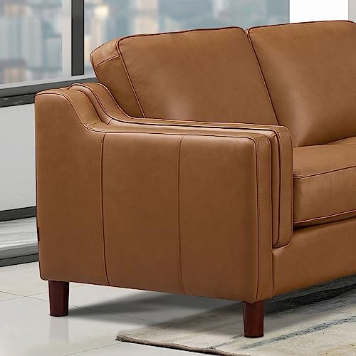 Cognac Top Grain Leather Chair R2981