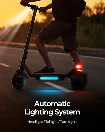 Electric Scooter, 500W, 31 Miles Range, 10in Pneumatic Tires, 10.4AH Battery, 15.5 mph Speed N732