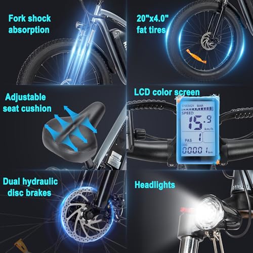 26"x4.0" Fat Tire Electric Bike W234775