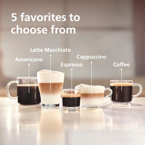 Black Fully Automatic Espresso Machine with LatteGo Milk Frother M31115