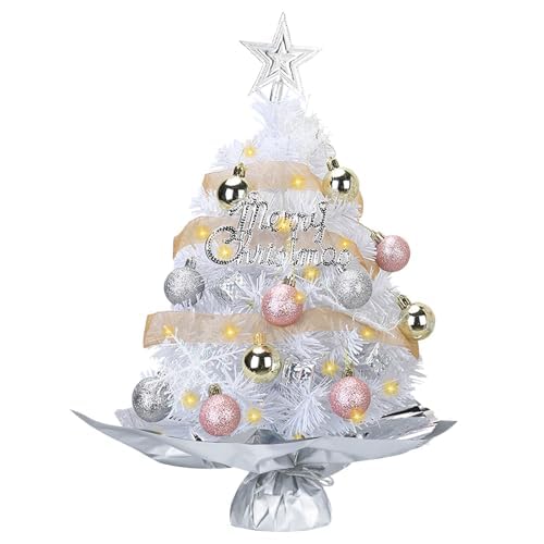 24 Inch Prelit Artificial Christmas Tree with 50 LED Lights N77416