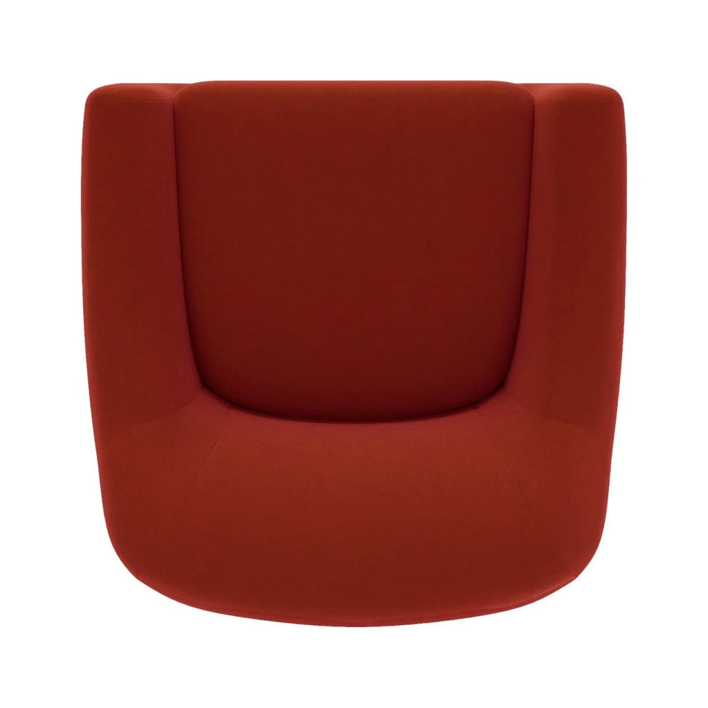 Rustic Red Velvet Accent Chair U2018