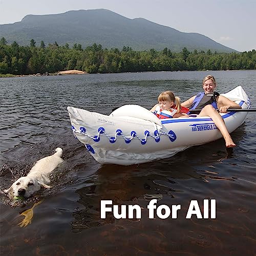 Two Person Inflatable Sport Kayak with Seats, Paddles, Bag and Electric Pump E16016