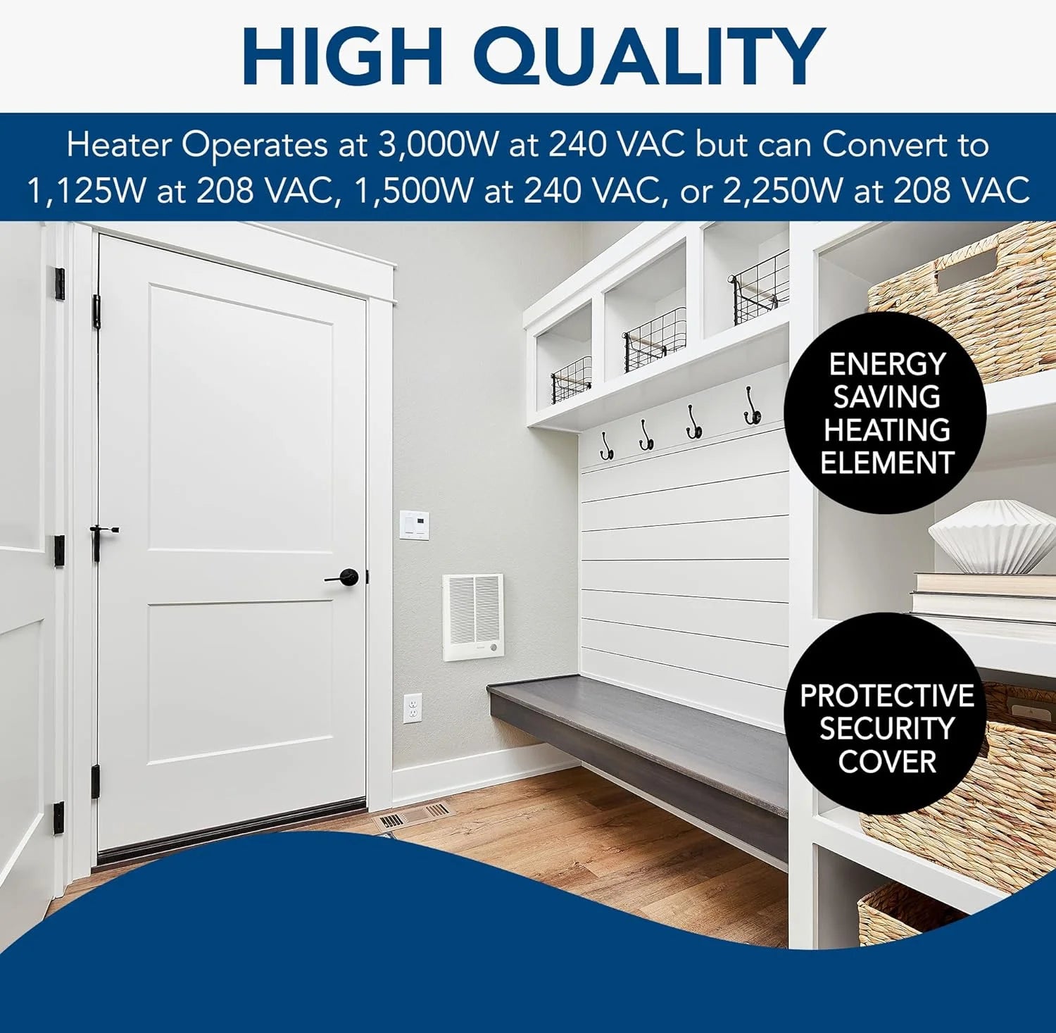White Wall Heater X5208