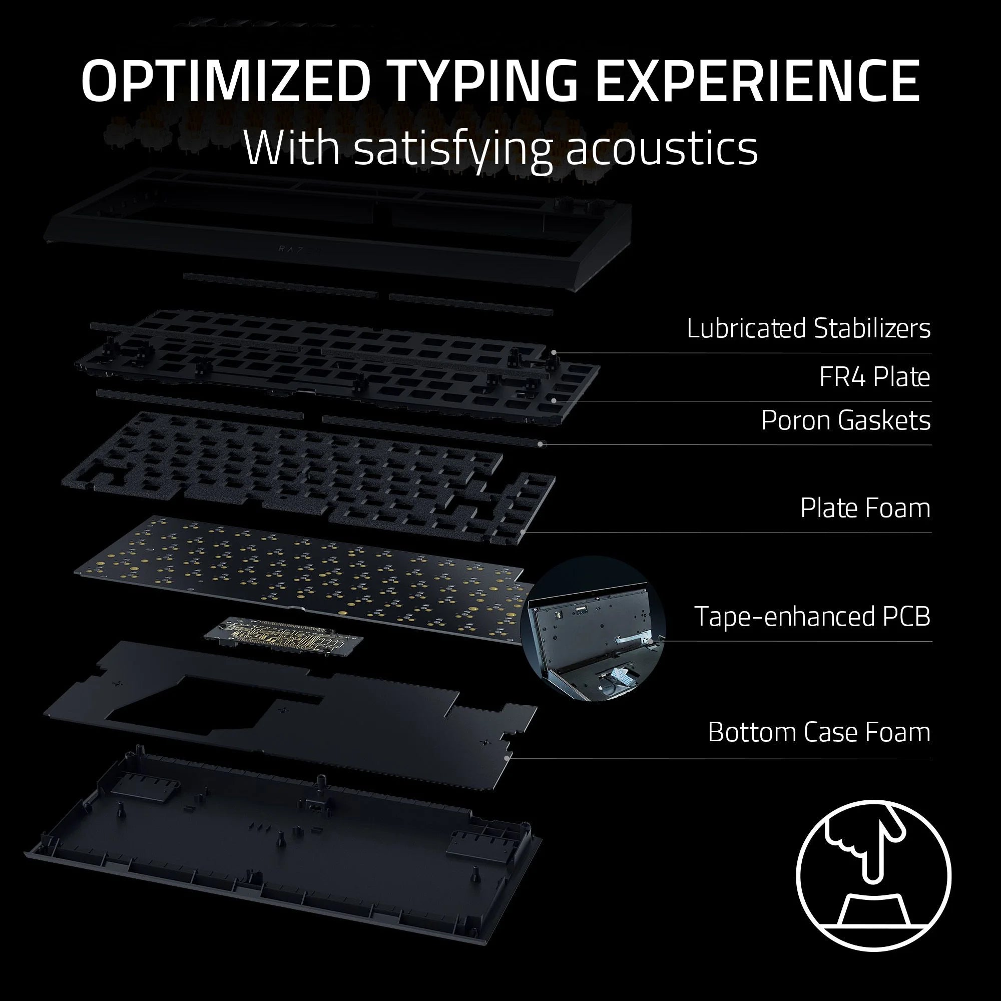 Black Mechanical Gaming Keyboard B1458