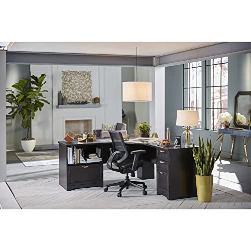Espresso L-Shaped Corner Desk N9069