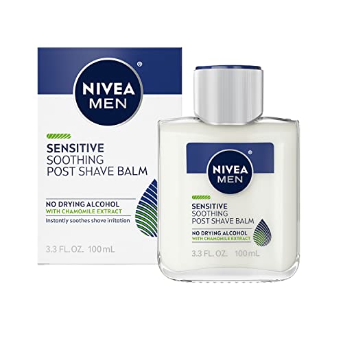 Sensitive Post Shave Balm with Vitamin E, Chamomile and Witch Hazel Extracts, 3.3 Fl Oz O83647