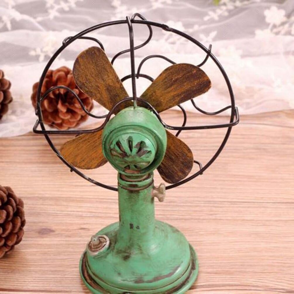 Green Plastic Oscillating Standing Fan M736779