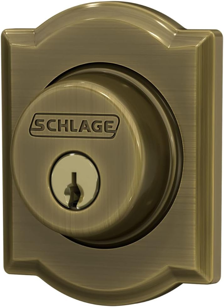 Antique Brass Deadbolt P8903