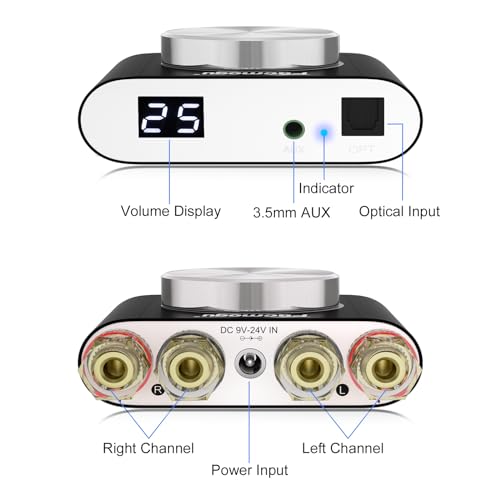 160W Mini Bluetooth 5.0 Power Amplifier V253757