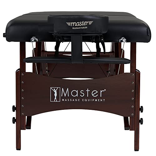 30" Black Portable Massage Table W392793