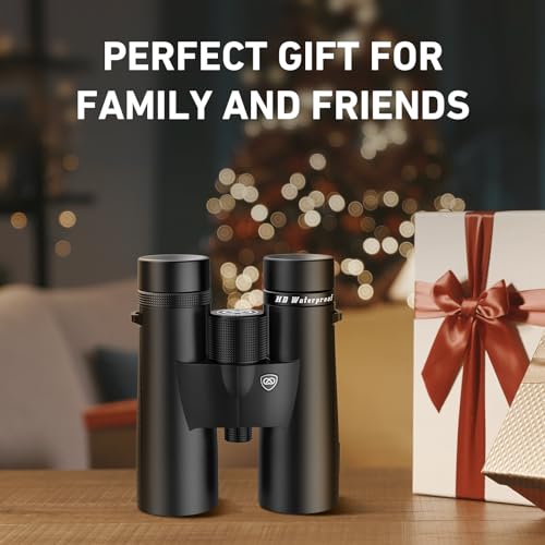10x42 HD Binoculars with Phone Adapter and Tripod C5286