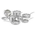 12 Piece Triple Ply Silver Cookware Set S849414