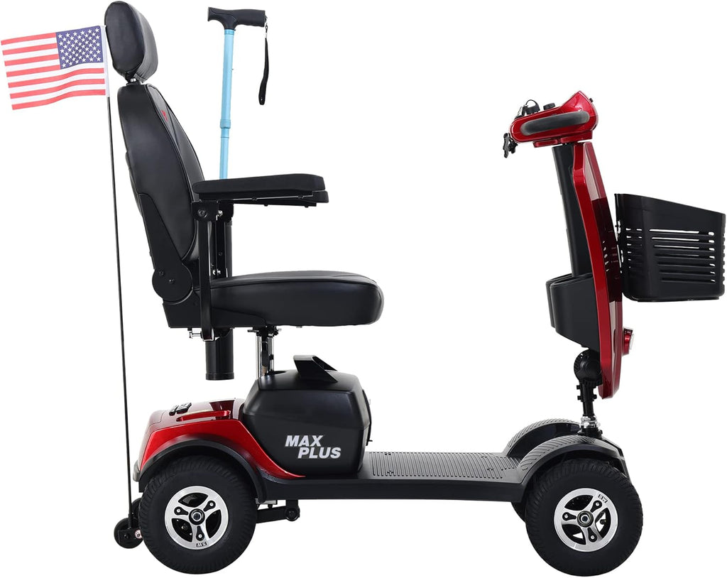 Red 4 Wheel Folding Mobility Scooter I678257
