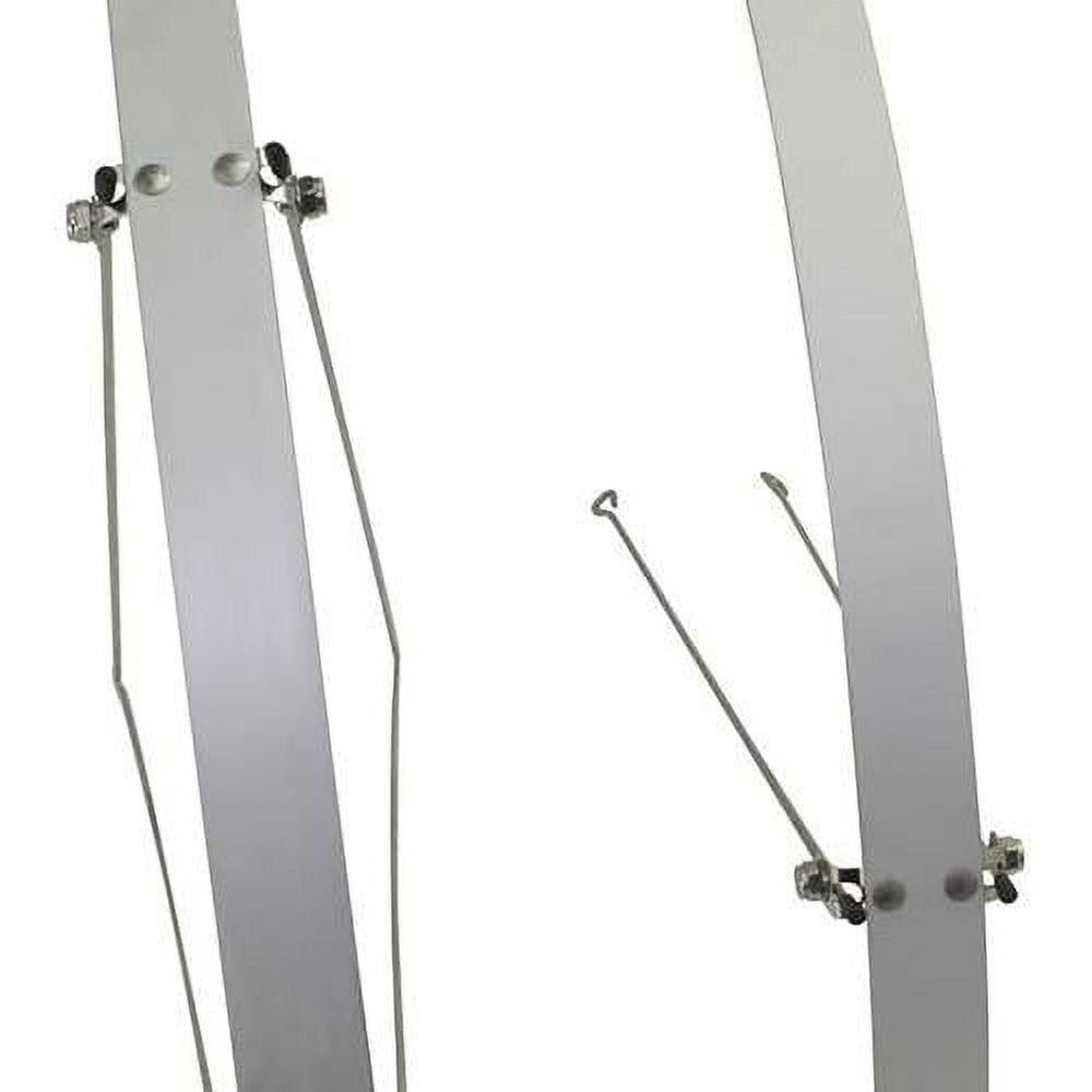 700C Silver Alloy Fender Set D111039