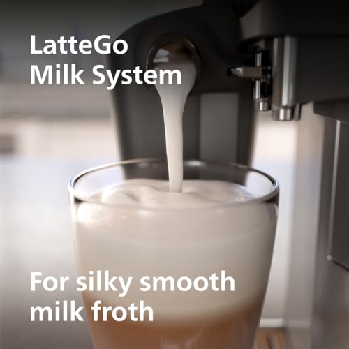Black Fully Automatic Espresso Machine with LatteGo Milk Frother M31115