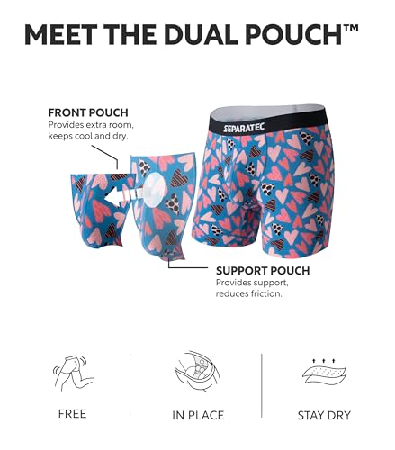 Men’s Boxer Briefs with Dual Pouch Bamboo Rayon 3 Pack J226500