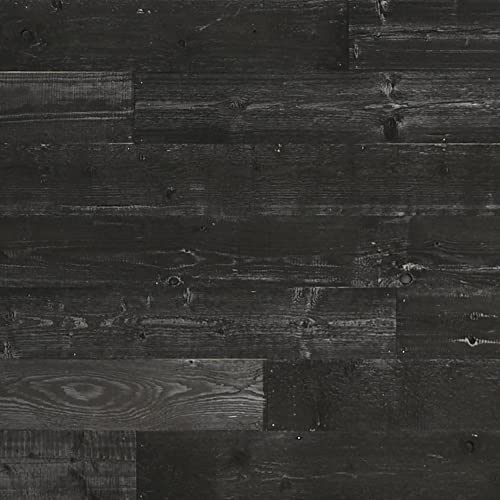 Set of 12 Reclaimed Wood Planks (32 x 4 x 0.3 Inch) F304310