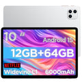 Black 10.1 inch Android Tablet, Octa-core, RAM 12GB, ROM 64GB, WiFi 6, Dual Speakers W2478