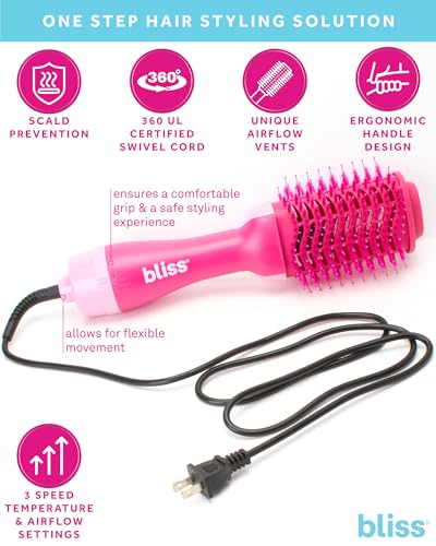 Peach Hair Dryer Brush F3045