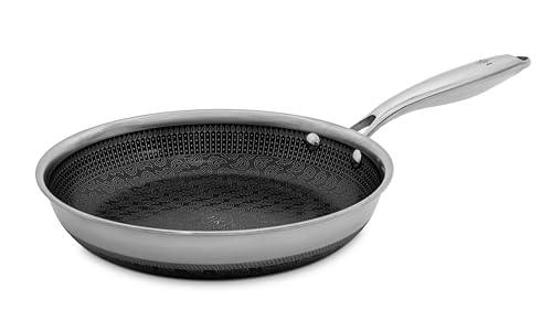 8" Frying Pan, Tri-Clad Stainless Steel and Nonstick Ceramic, Non Toxic Cookware W502566