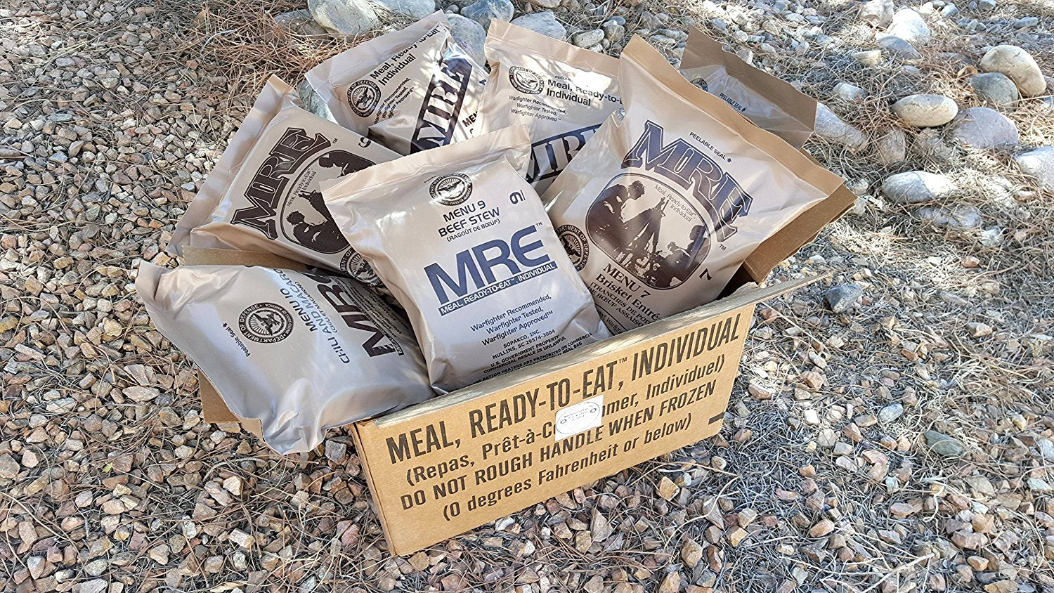 12 Meals MRE with 2019 Inspection Date X9437