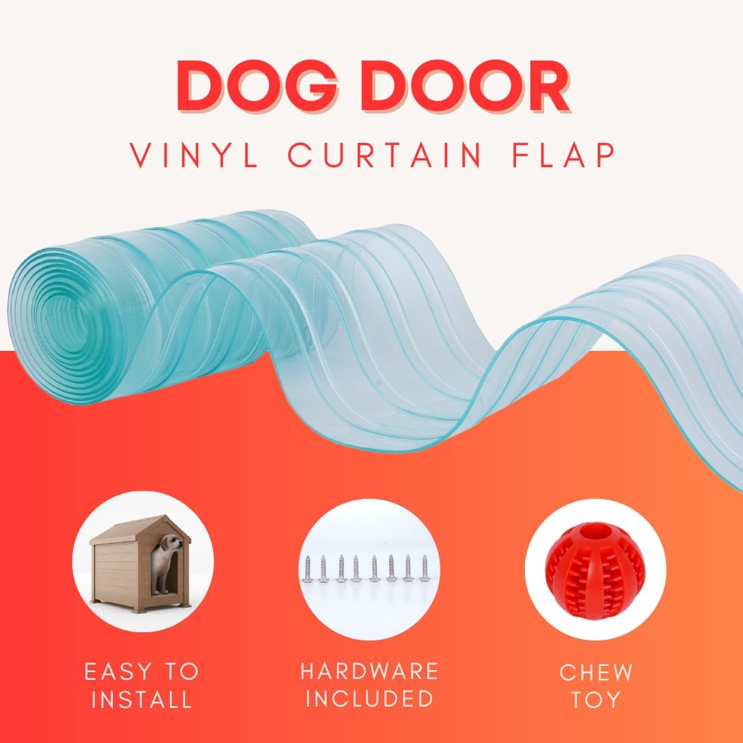 XL Vinyl Plastic Strips for Dog Door W7230