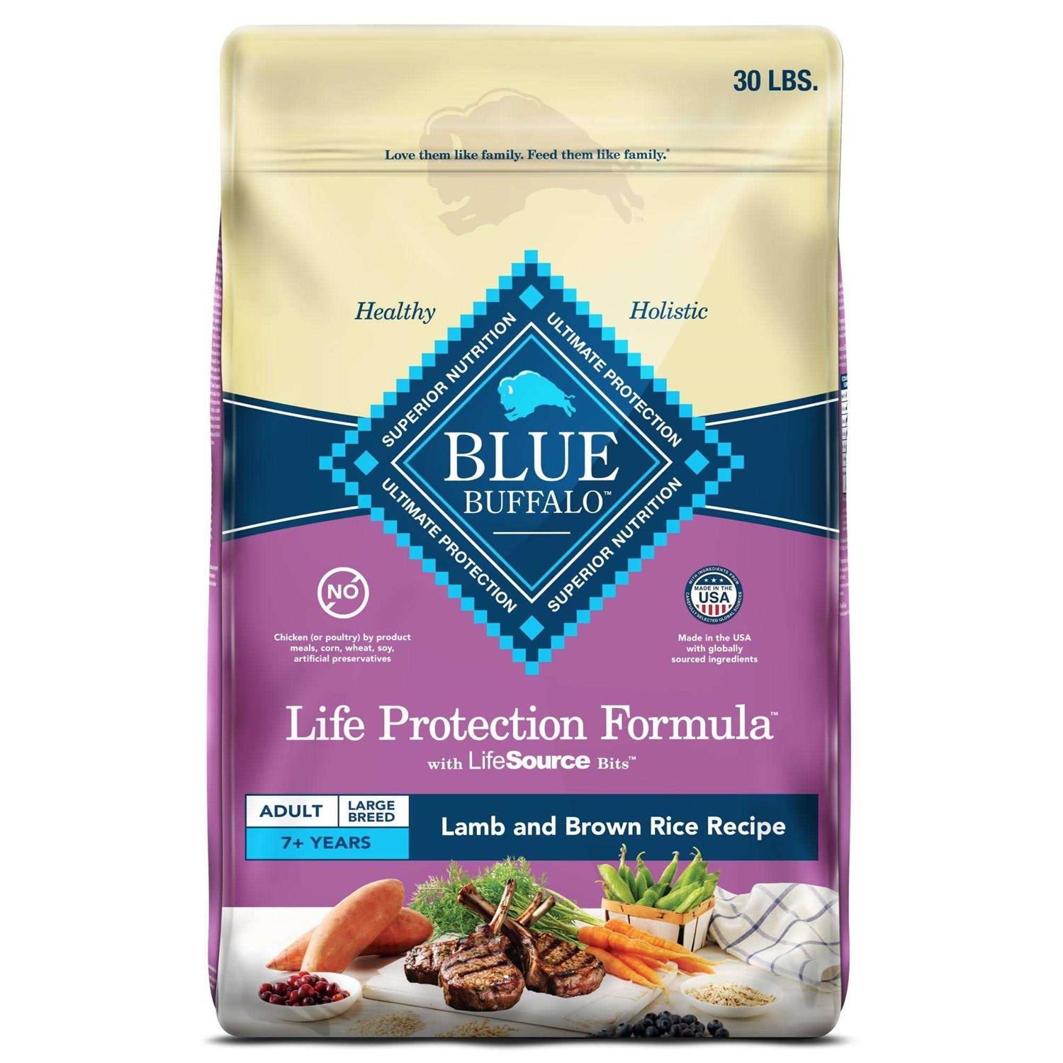 Large Breed Adult Lamb & Brown Rice Recipe Dry Dog Food Y657632
