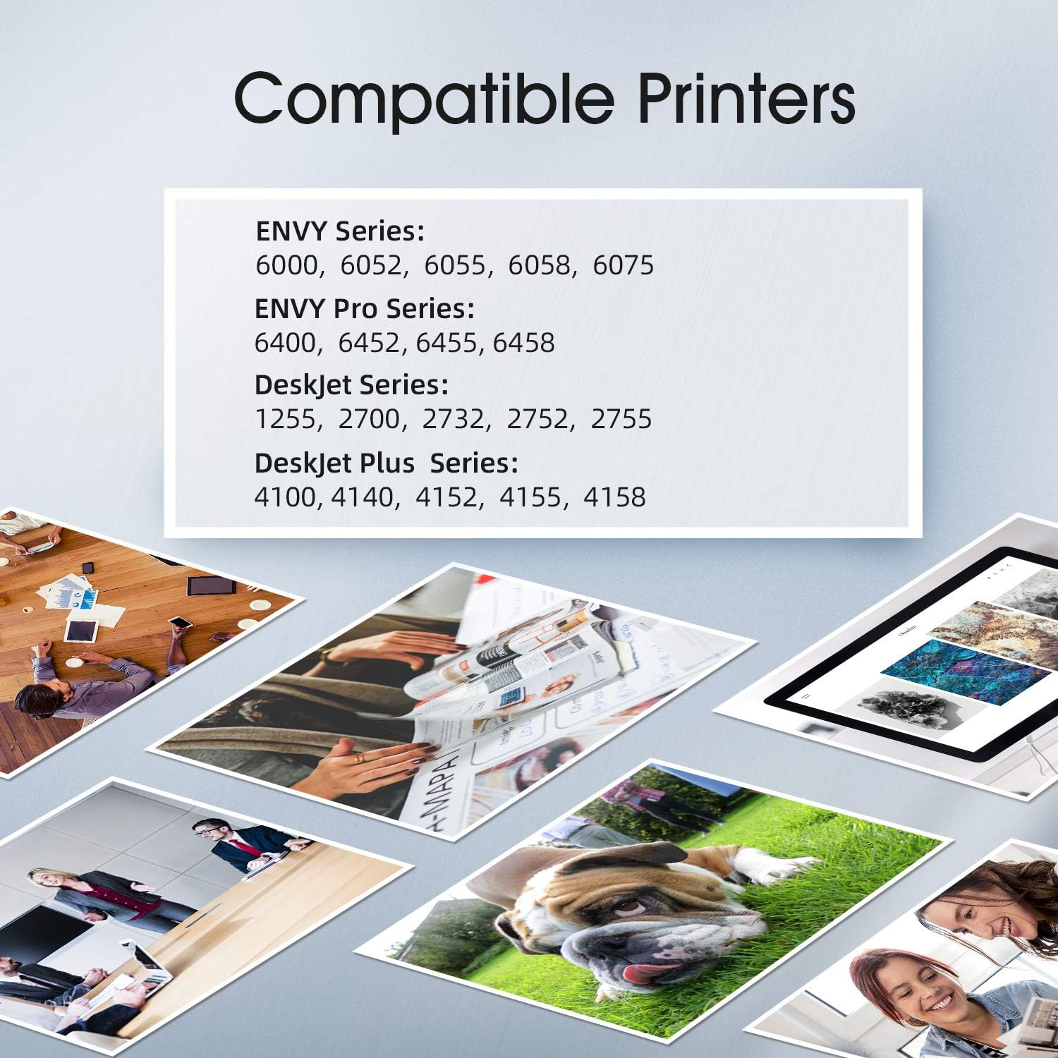 Remanufactured Ink Cartridge Combo Pack for HP 67 67XL (1 Black 1 Tri-Color) Pack of 2 V956672