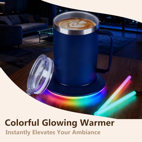 12oz USB Heated Coffee Mug with Auto Shut Off (Black) M149278